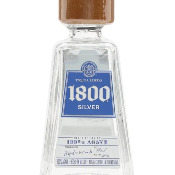1800 Silver Tequila Miniature