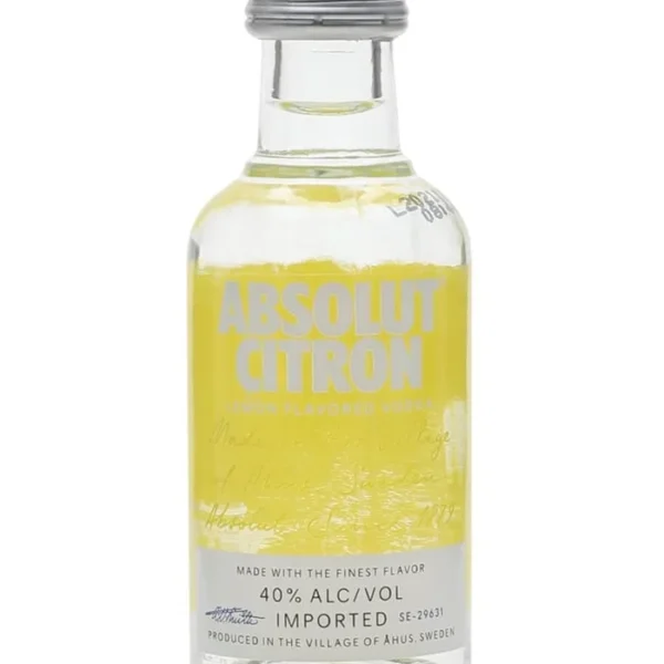 Absolut Citron Vodka Miniature