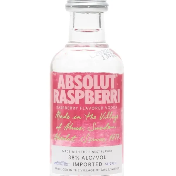 Absolut Raspberri Vodka Miniature