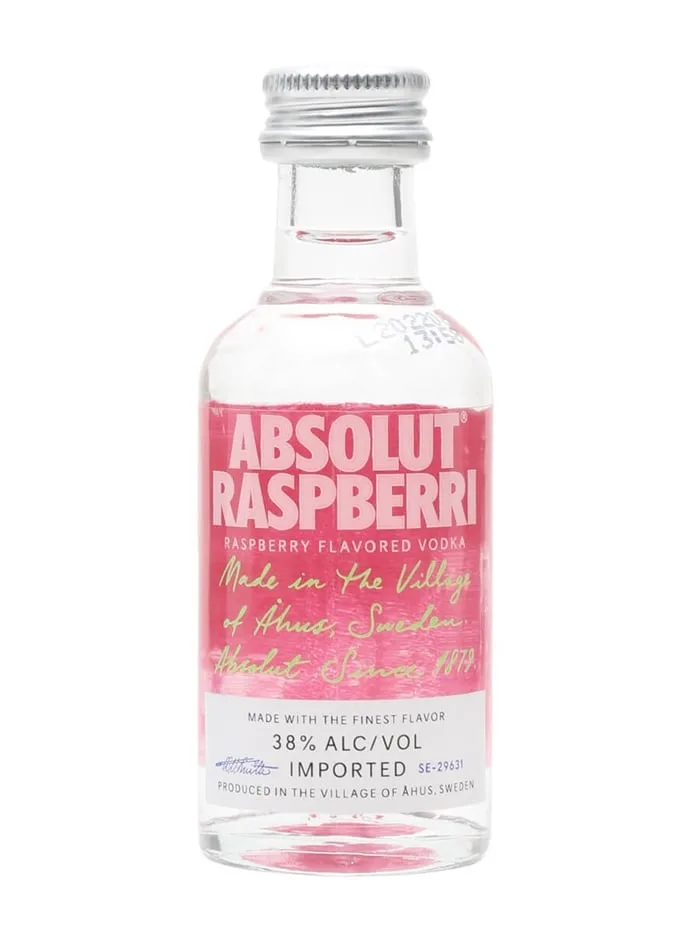 Absolut-Raspberri-Vodka-Miniature Absolut Raspberri Vodka Miniature