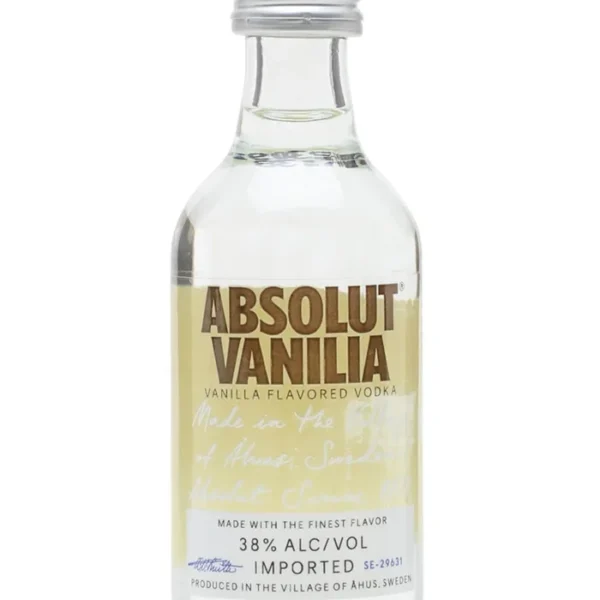 Absolut Vanilla Vodka Miniature