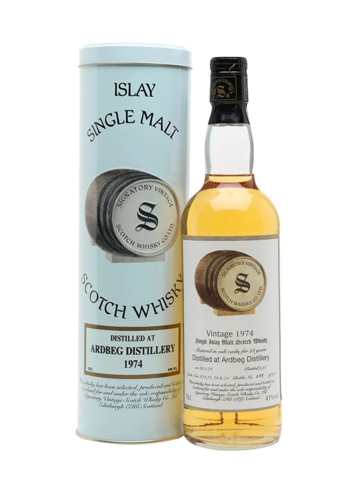Ardbeg-1974-23-Year-Old-Cask-670-71-73-75-Signatory Ardbeg 1974 23 Year Old Cask 670
