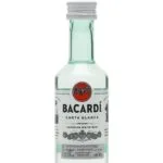 Bacardi Carta Blanca Rum Miniature