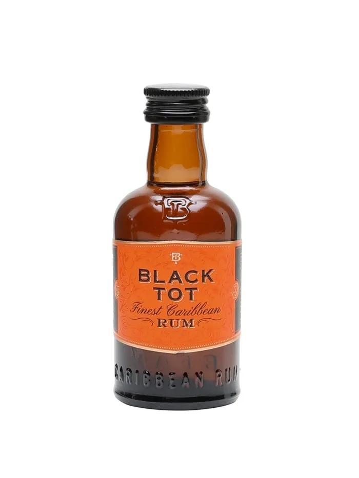 Black-Tot-Finest-Caribbean-Rum-Miniature Black Tot Finest Caribbean Rum Miniature
