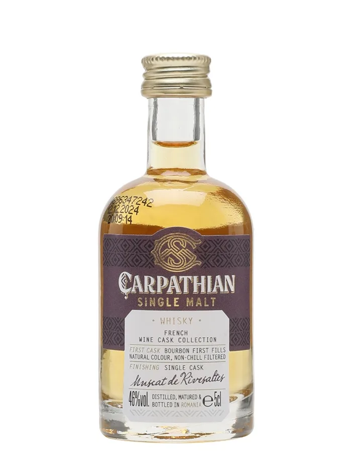 Carpathian-Muscat-de-Rivesaltes-Cask-Finish-Single-Malt-Miniature Carpathian Muscat de Rivesaltes Cask Finish Single Malt Miniature