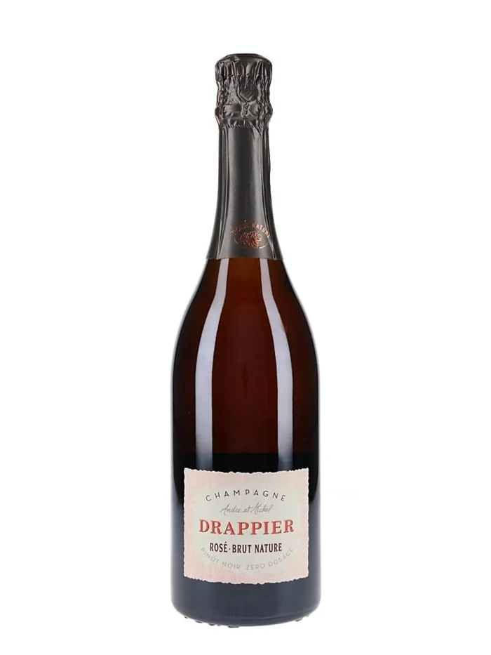 Drappier-Rose-Brut-Nature-NV-Champagne Drappier Rosé Brut Nature NV Champagne