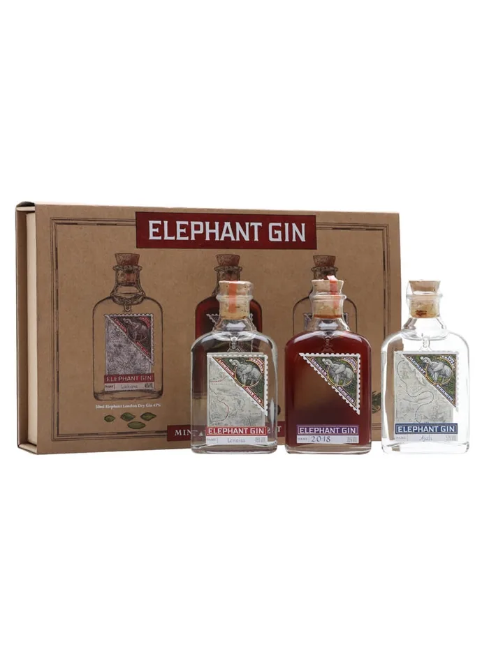 Elephant-Gin-Miniature-Set-3x5cl Elephant Gin Miniature Set 3x5cl