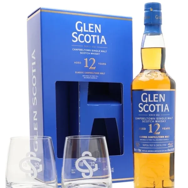 Glen Scotia 12 Year Old Glass Set