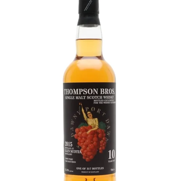 Glen Scotia 2015 Dawny Port 10 Year Old Thompson Bros for The Whisky Exchange