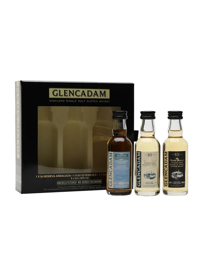 Glencadam-Miniature-Triple-Pack-Andalucia-10-Year-Old-15-Year-Old-3x5cl Glencadam Miniature Triple Pack Andalucia