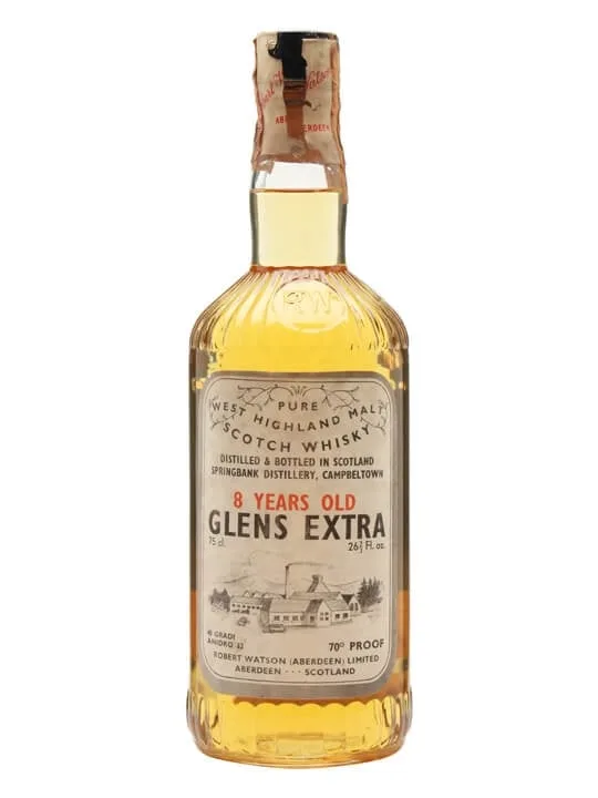 Glens Extra (Springbank) 8 Year Old Bot.1960s