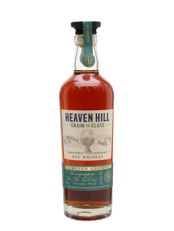 Heaven-Hill-Grain-to-Glass-Rye-Whiskey-2018-Bot.2025 Heaven Hill Grain to Glass Rye Whiskey 2018