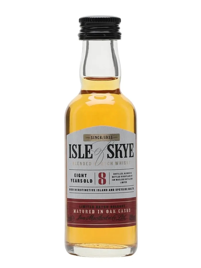 Isle-of-Skye-8-Year-Old-Blended-Whisky-Miniature Isle of Skye 8 Year Old Blended Whisky Miniature