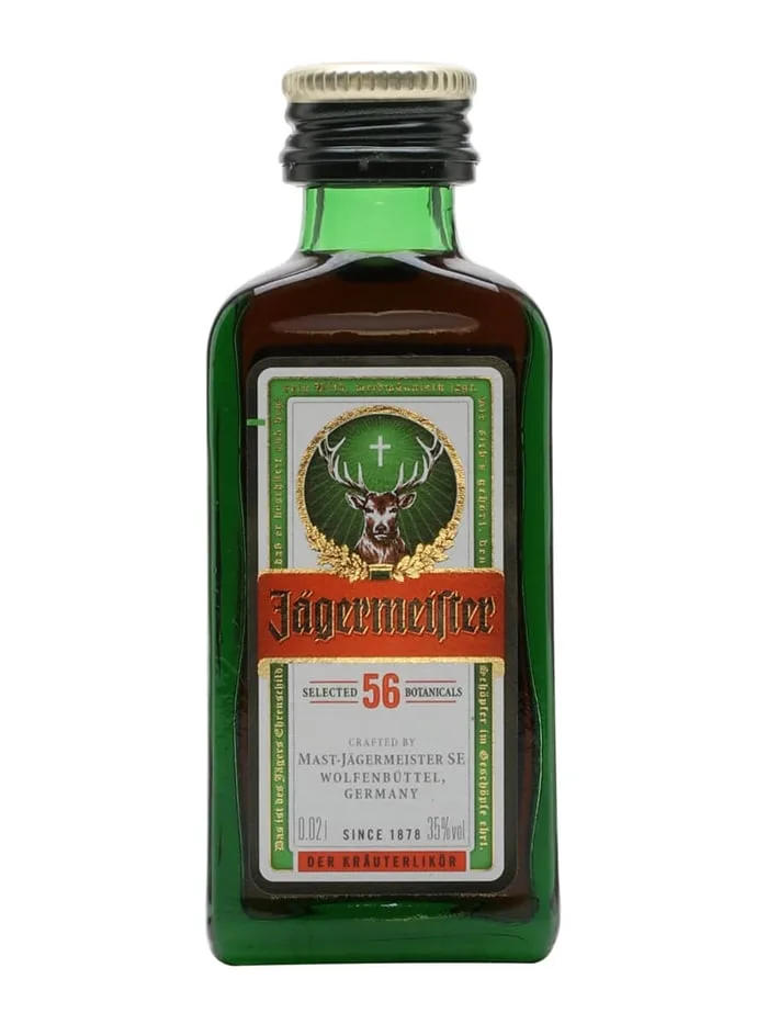 Jagermeister-Liqueur-Miniature-Tiny-Bottle Jagermeister Liqueur Miniature Tiny Bottle