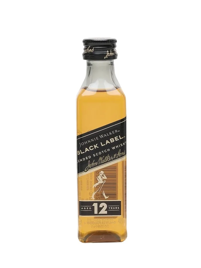 Johnnie-Walker-Black-Label-12-Year-Old-Miniature Johnnie Walker Black Label 12 Year Old Miniature