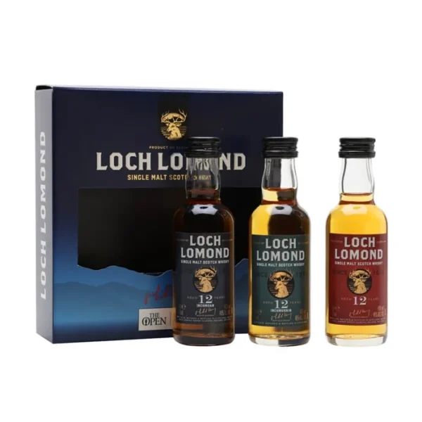 Loch Lomond Distillery 12 Year Old Miniature Gift Set 3x5cl