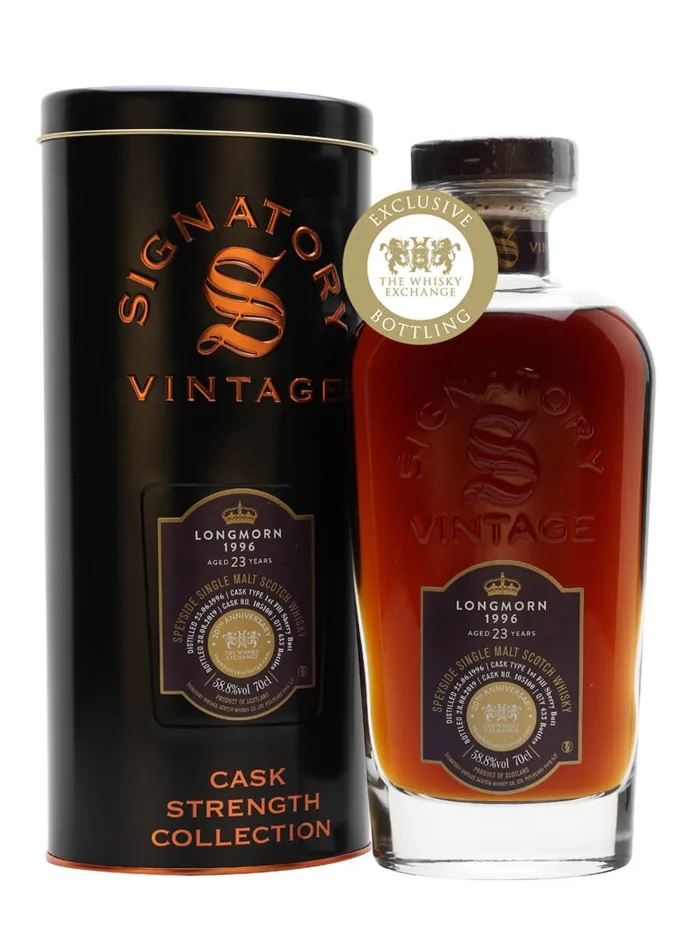 Longmorn-1996-23-Year-Old-Sherry-Cask-Signatory-for-The-Whisky-Exchange Longmorn 1996 23 Year Old Sherry Cask Signatory for The Whisky Exchange