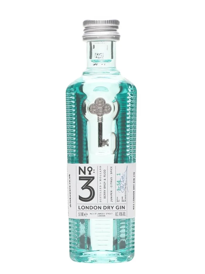 No.3-London-Dry-Gin-Miniature No.3 London Dry Gin Miniature
