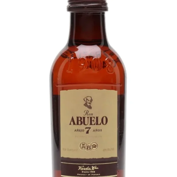 Ron Abuelo 7 Year Old Anejo Rum Miniature