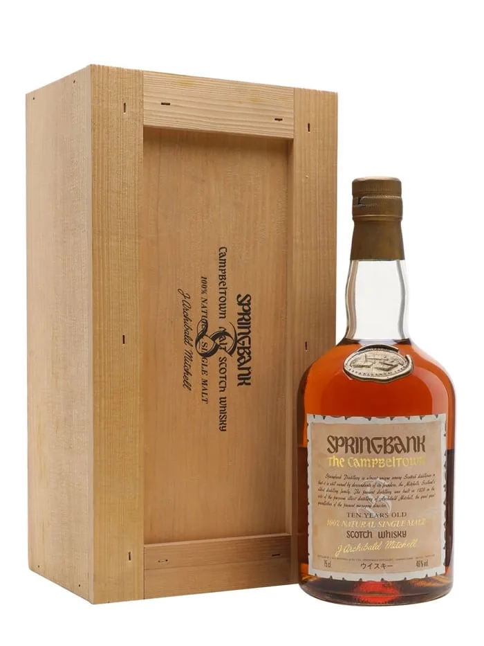 Springbank-10-Year-Old-Dumpy-Bottle-Bot.1980s Springbank 10 Year Old Dumpy Bottle Bot.1980s