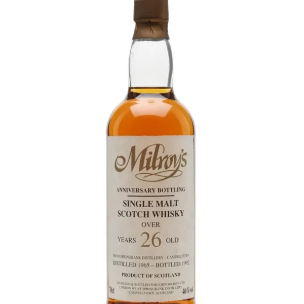 Springbank 1965 26 Year Old Milroy's