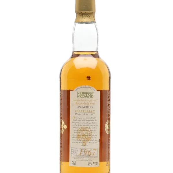 Springbank 1967 31 Year Old Cask #1314 Murray McDavid