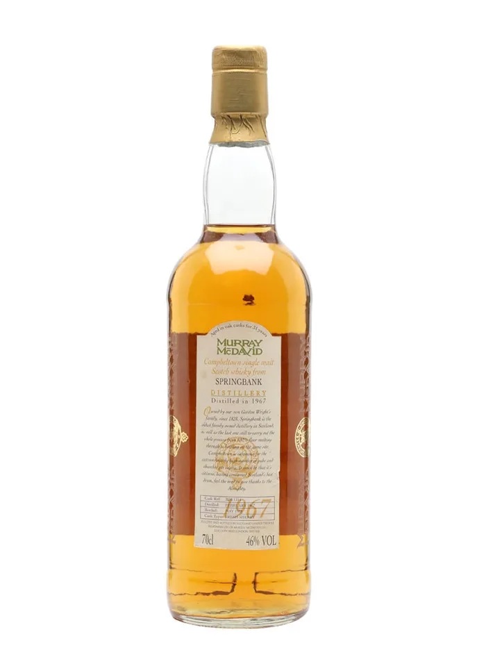 Springbank-1967-31-Year-Old-Cask-1314-Murray-McDavid Springbank 1967 31 Year Old Cask #1314 Murray McDavid