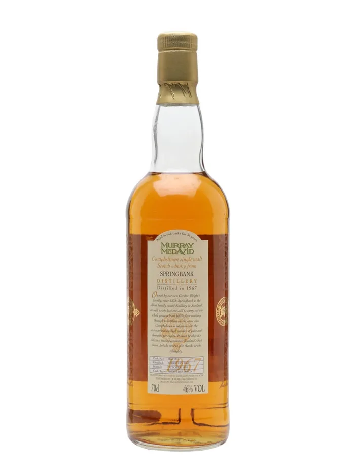 Springbank-1967-31-Year-Old-Cask-1315-Murray-McDavid Springbank 1967 31 Year Old Cask #1315 Murray McDavid