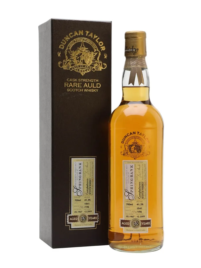 Springbank-1967-38-Year-Old-Cask-1941-Duncan-Taylor Springbank 1967 38 Year Old Cask #1941 Duncan Taylor