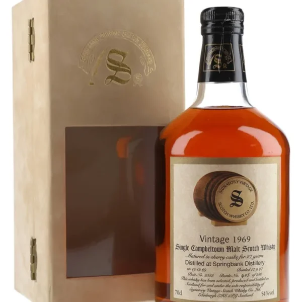 Springbank 1969 27 Year Old Sherry Cask #2383 Signatory