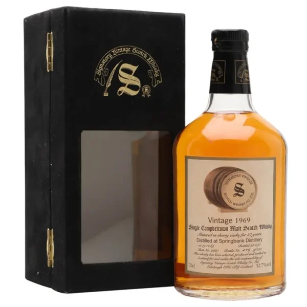 Springbank 1969 27 Year Old Sherry Cask Signatory