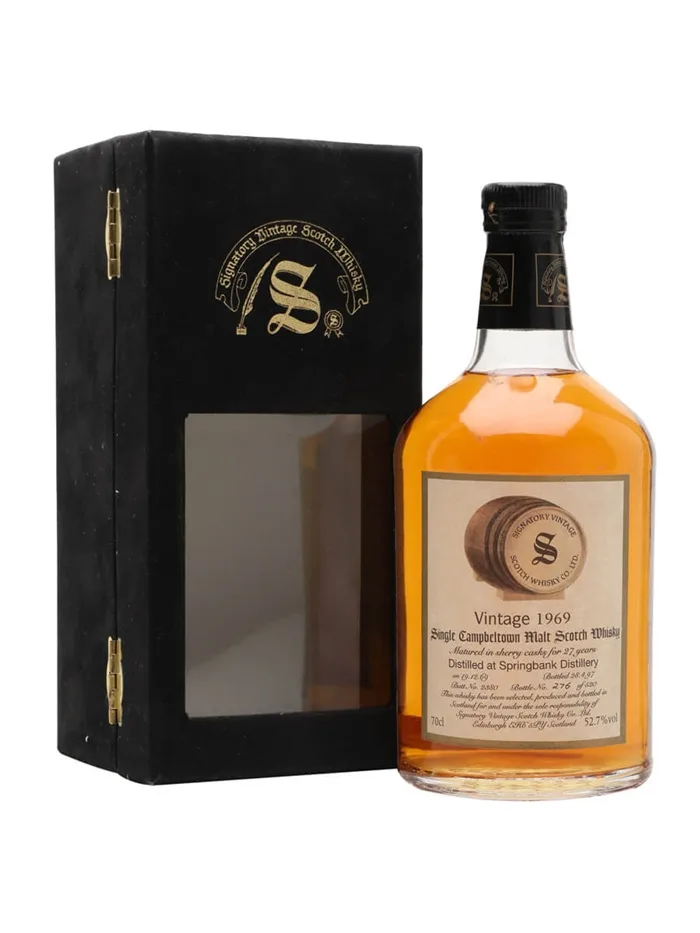 Springbank-1969-27-Year-Old-Sherry-Cask-Signatory Springbank 1969 27 Year Old Sherry Cask Signatory