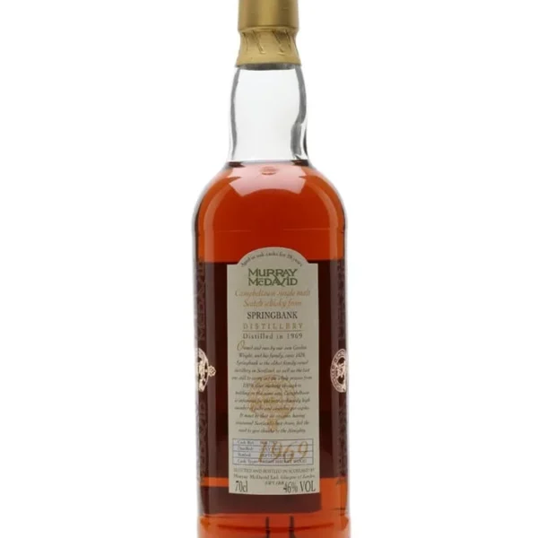 Springbank 1969 28 Year Old Sherry Cask Murray McDavid