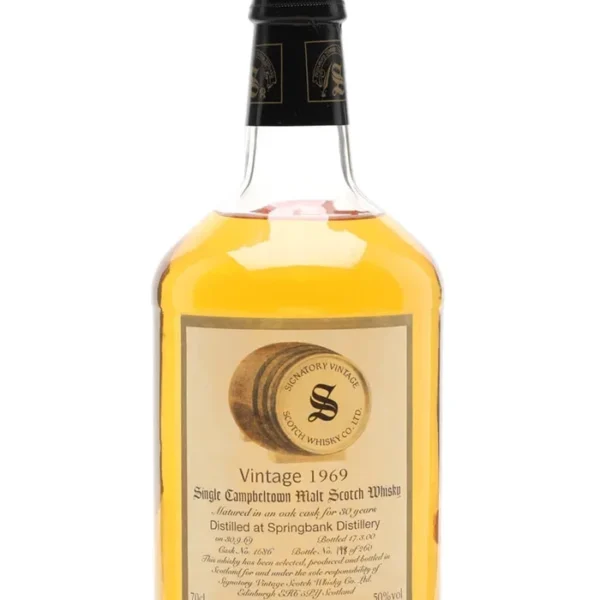 Springbank 1969 30 Year Old Cask #1686 Signatory
