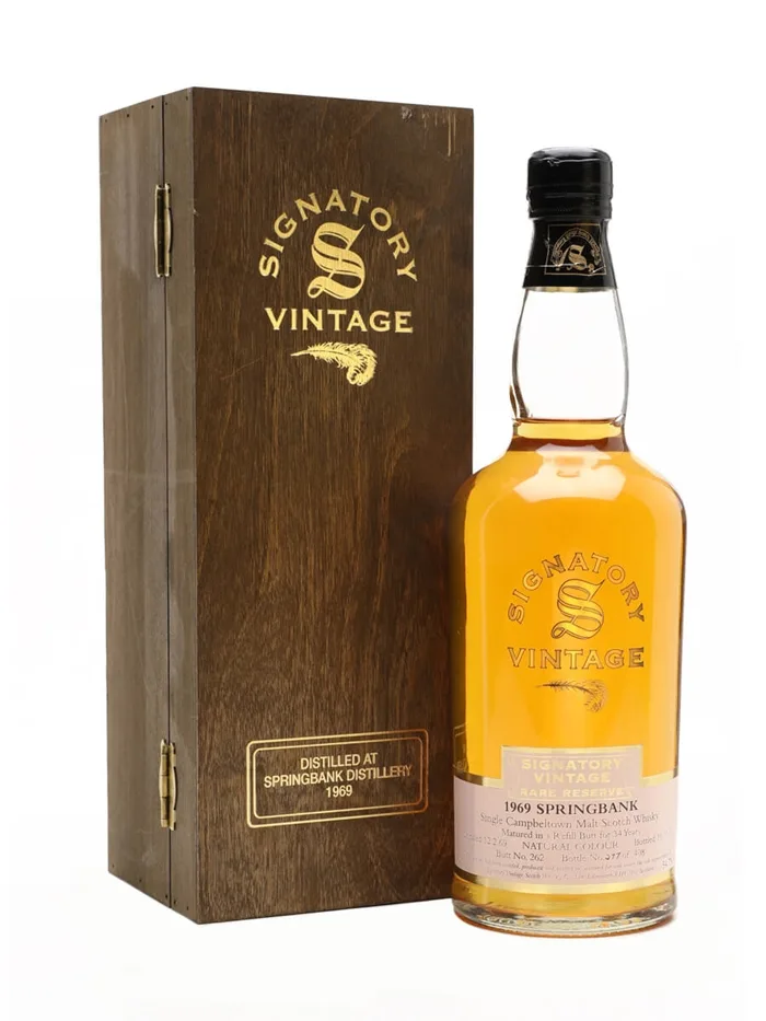 Springbank-1969-34-Year-Old-Cask-262-Signatory Springbank 1969 34 Year Old Cask #262 Signatory