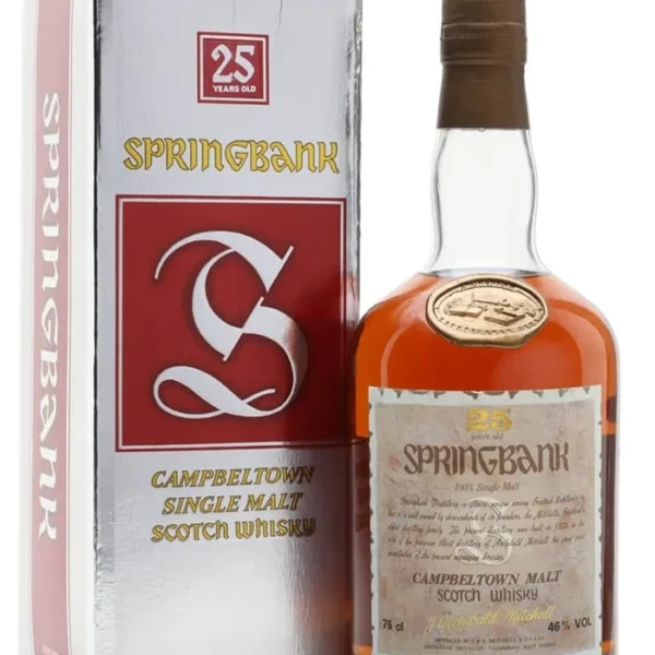 Springbank 25 Year Old Dumpy Bottle Bot.1980s