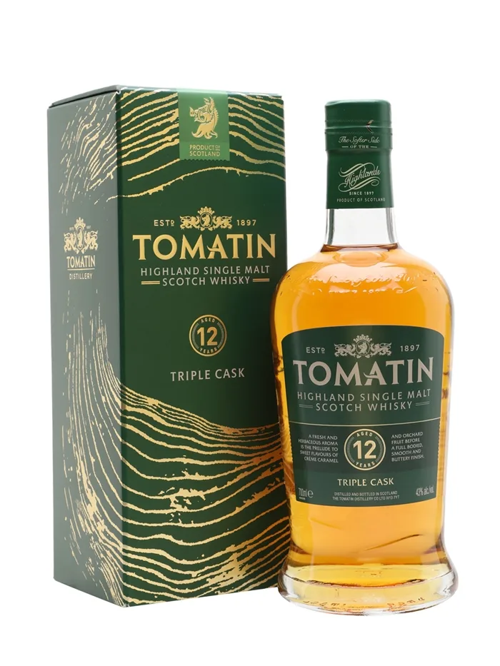Tomatin-12-Year-Old-Bourbon-Sherry-Casks Tomatin 12 Year Old Bourbon & Sherry Casks