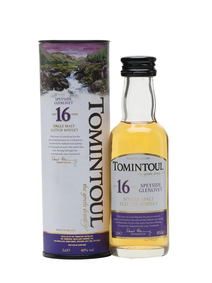 Tomintoul-16-Year-Old-Miniature Tomintoul 16 Year Old Miniature