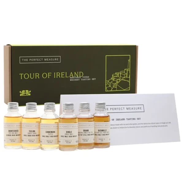 Tour of Ireland Whisky Tasting Set 6x3cl